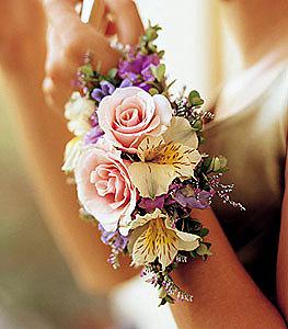 bouquet di nozze da polso