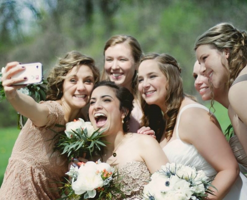 Wedding selfie