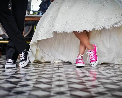 scarpe della sposa devono essere aperte o chiuse